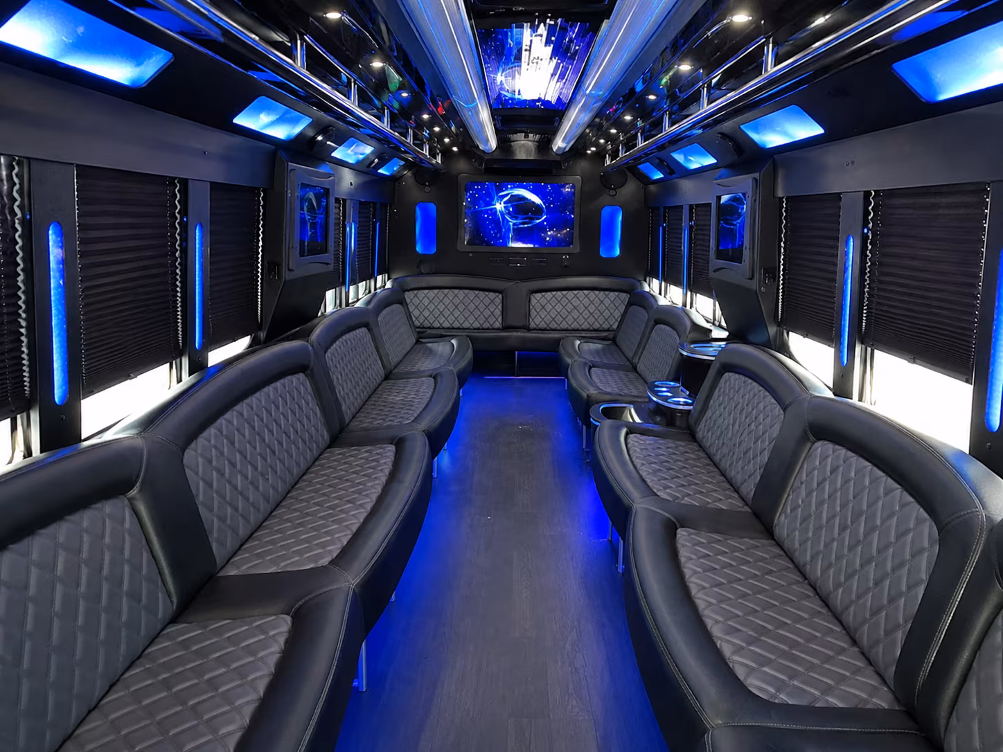 New Orleans Birthday, Sweet 16, & Quinceañera Transportation onboard seating