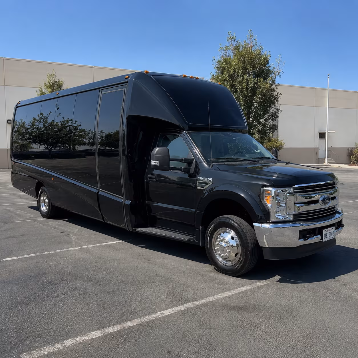 New Orleans Concert & Music Festival Transportation party bus exterior