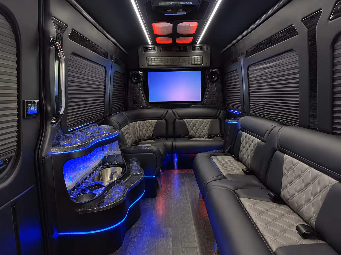 New Orleans Corporate Transportation party bus exterior