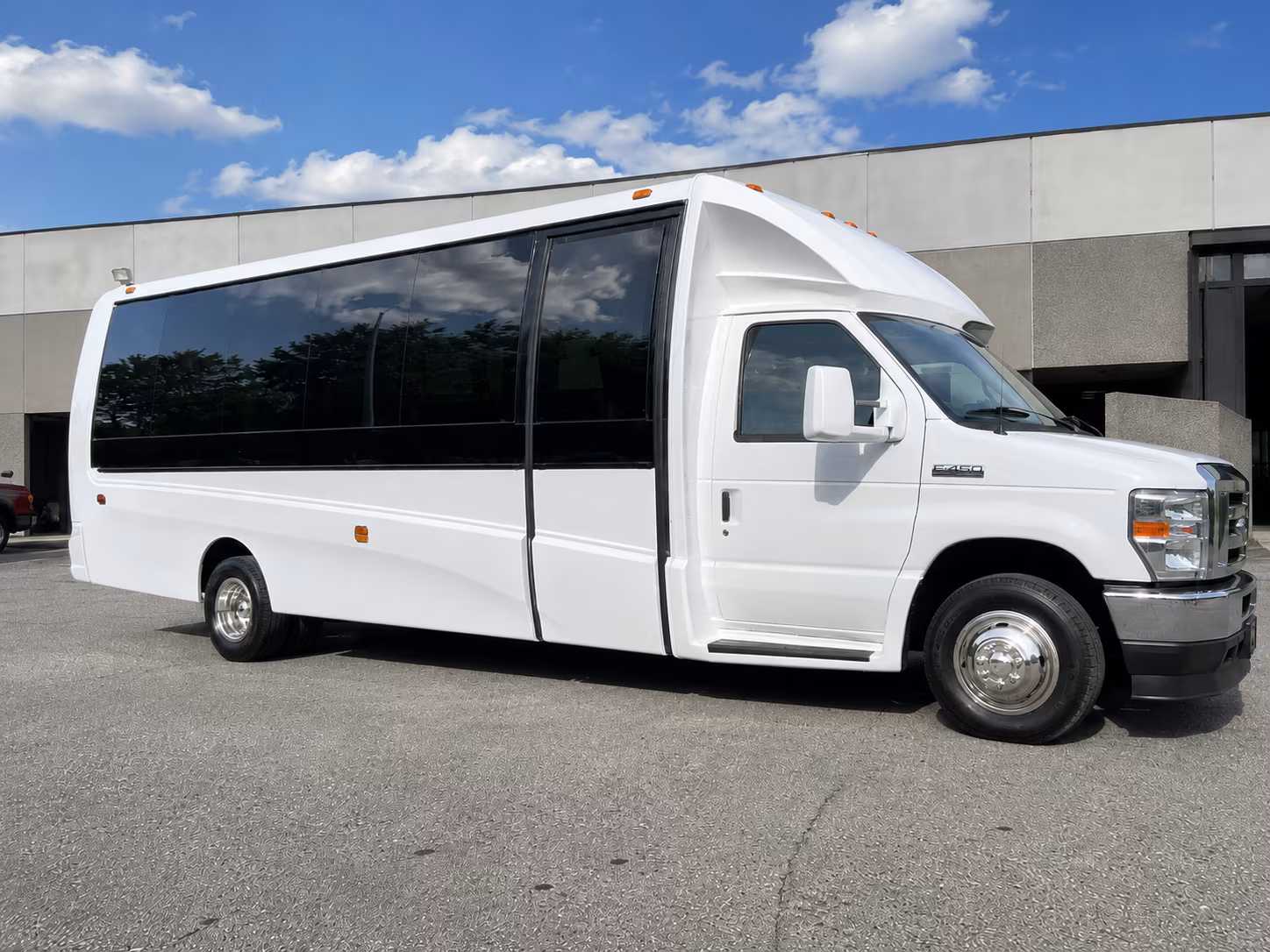 New Orleans Corporate Transportation party bus exterior