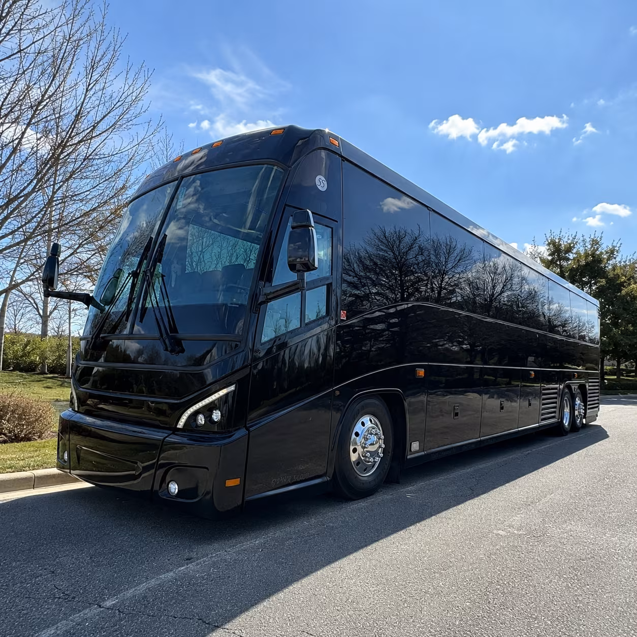 New Orleans Corporate Transportation party bus exterior