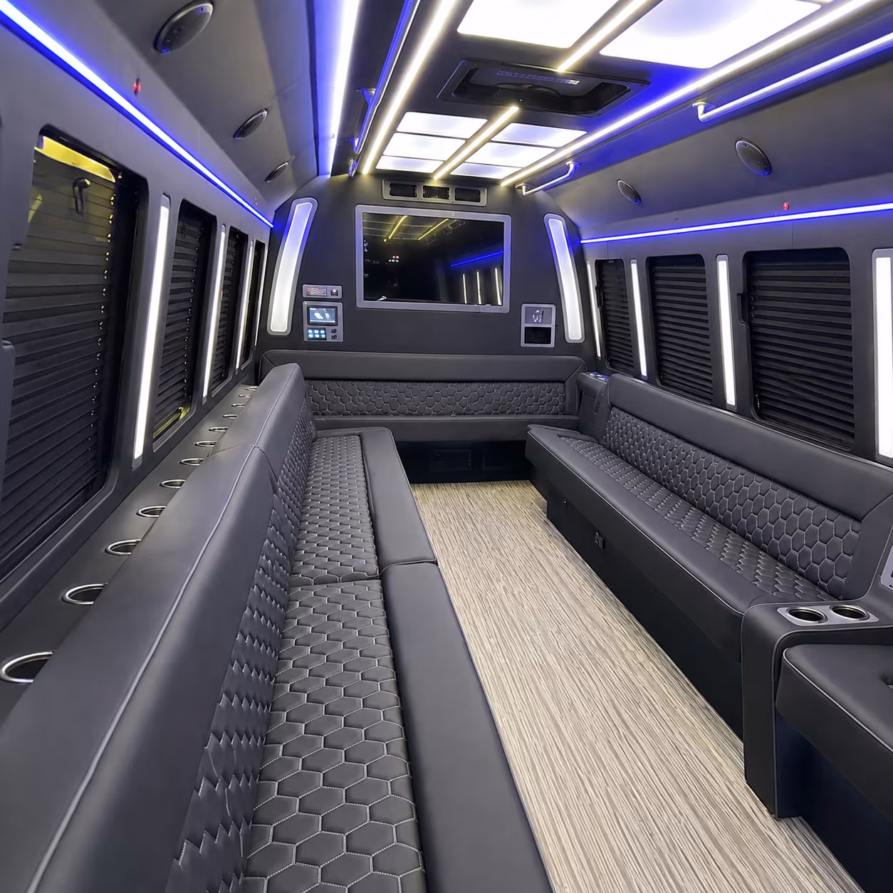 New Orleans Private Event Transportation party bus exterior