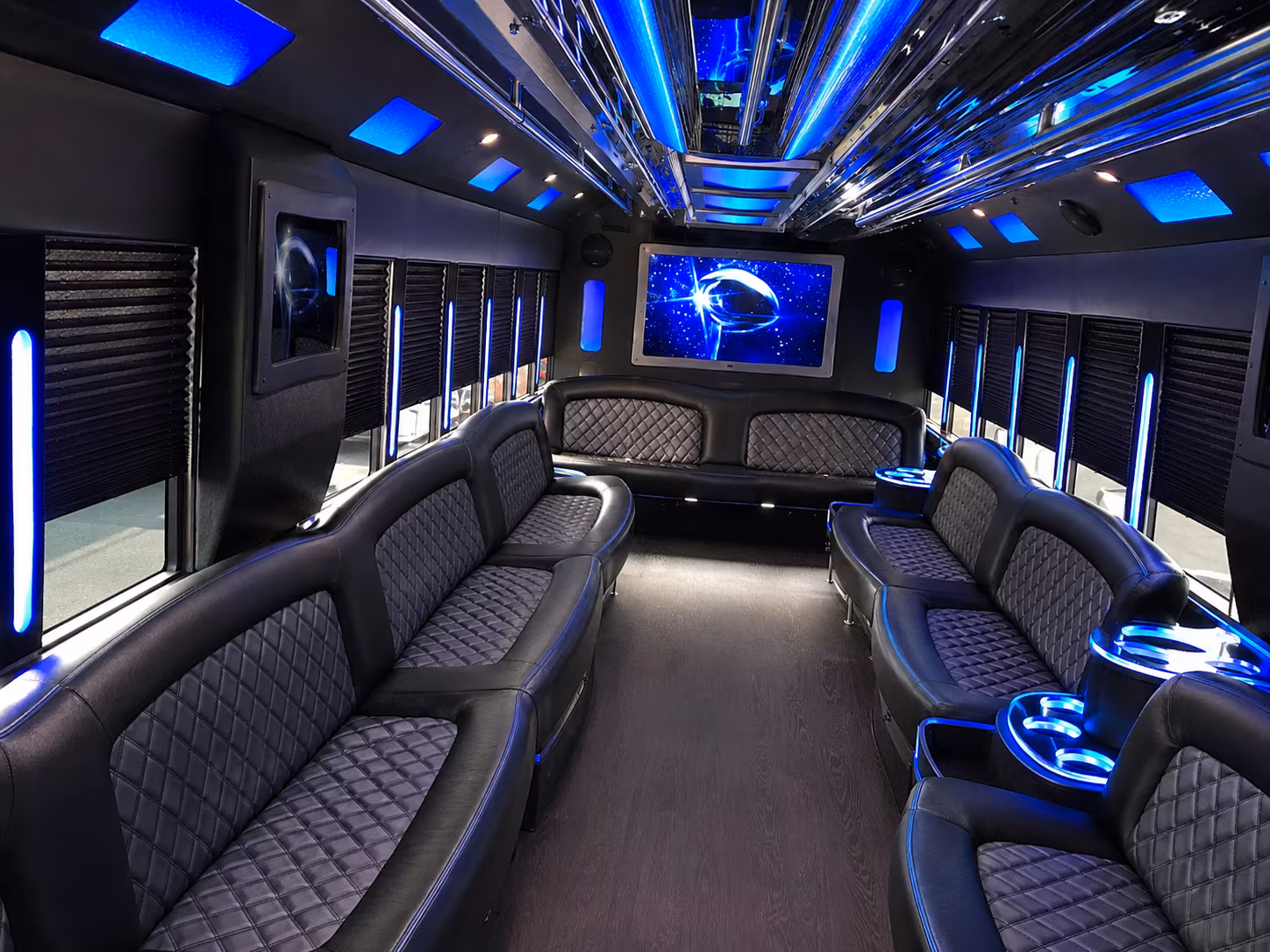 New Orleans Private Event Transportation party bus exterior