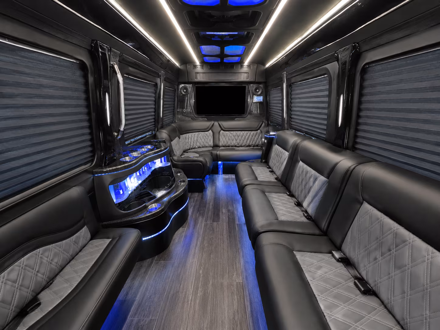 New Orleans School Event Transportation party bus exterior
