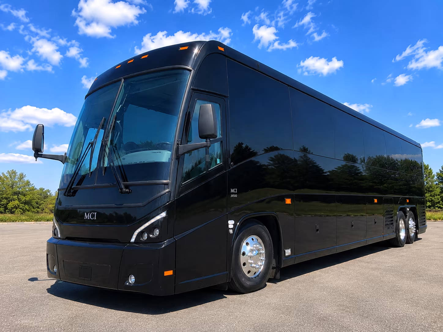 New Orleans School Event Transportation party bus exterior