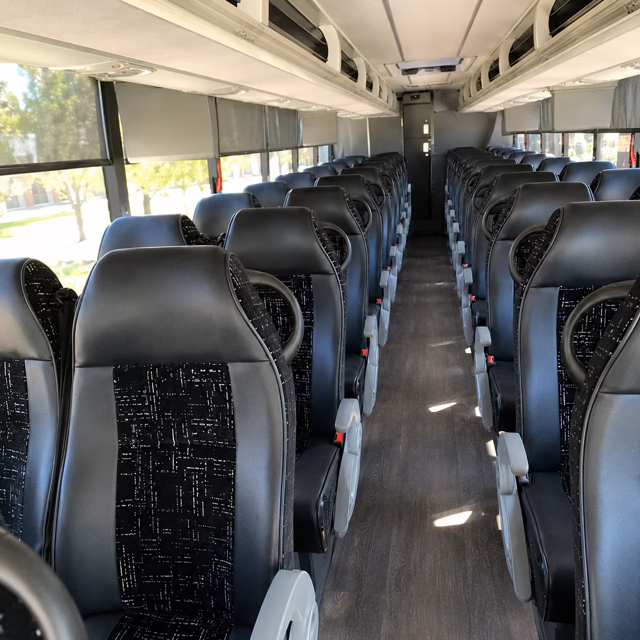 New Orleans School Event Transportation party bus interior