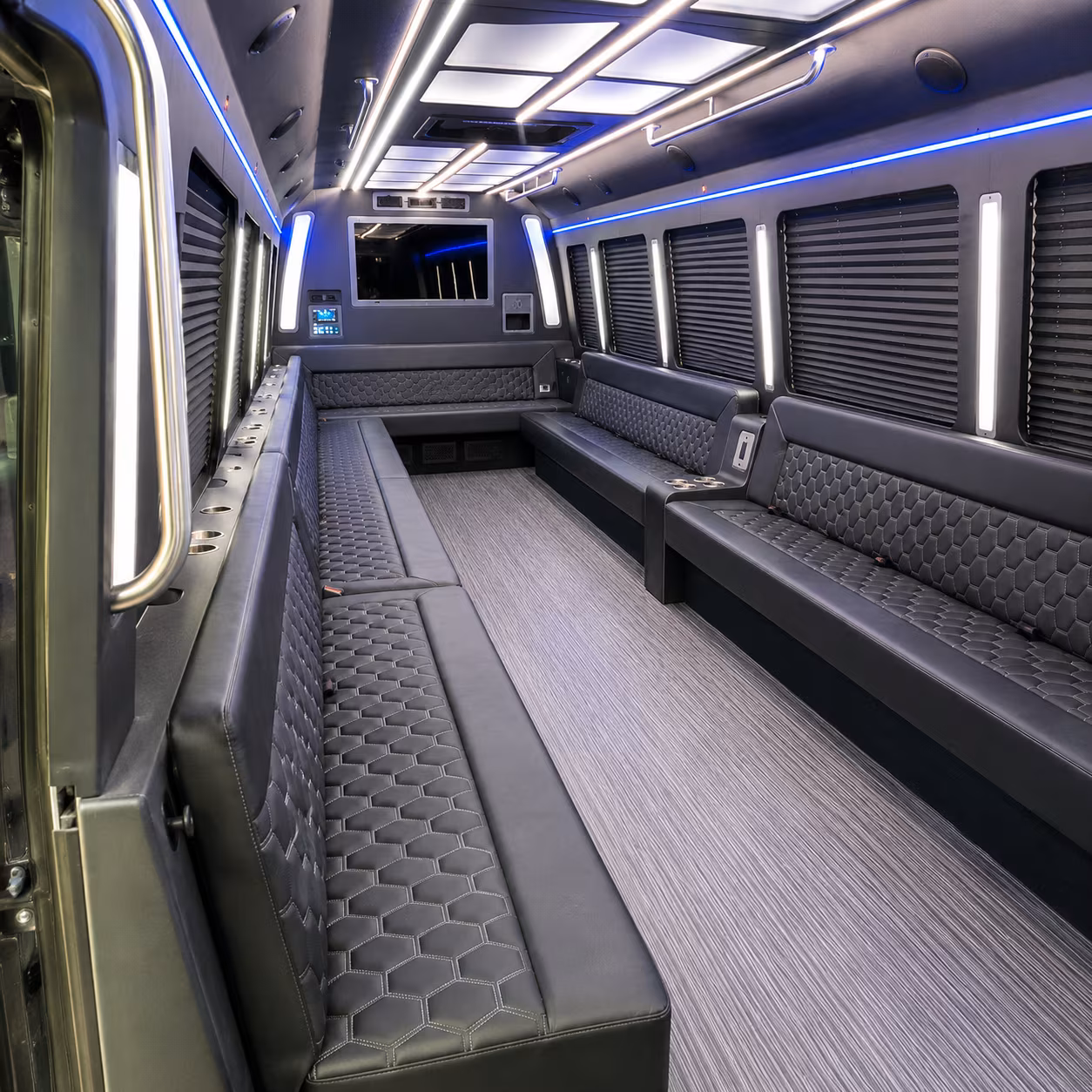 New Orleans Sporting Event Transportation party bus exterior