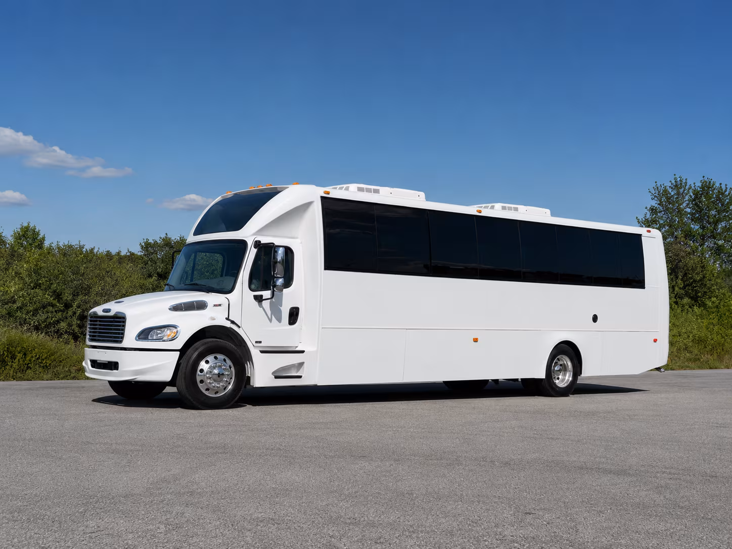 New Orleans Sporting Event Transportation party bus exterior