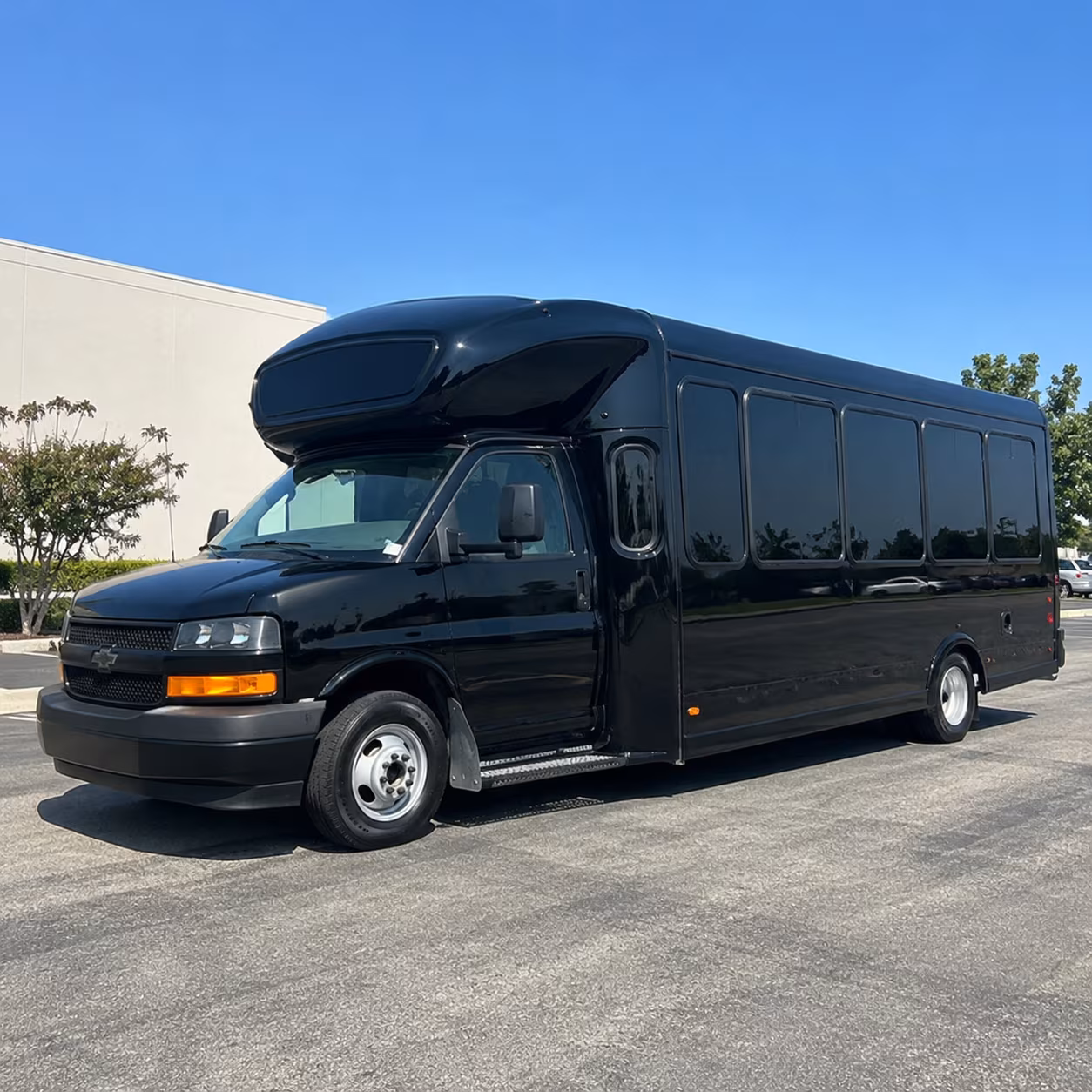 New Orleans Wedding Transportation party bus exterior