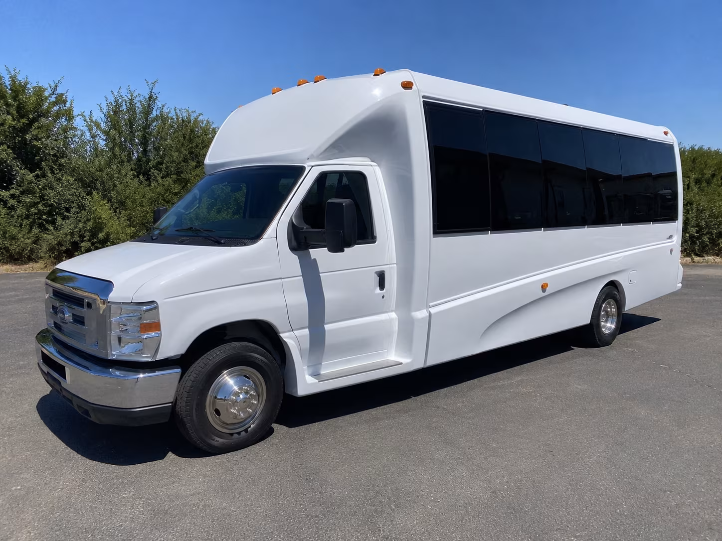 New Orleans Wedding Transportation party bus exterior