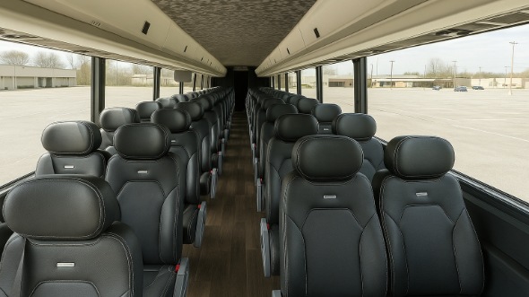 Interior of Charter Bus Company New Orleans's 25 Passenger Mini Bus in New Orleans