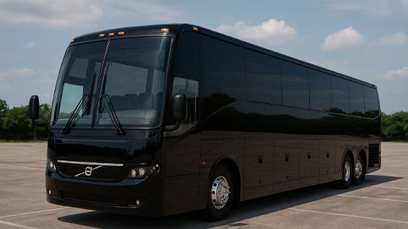 Exterior of Charter Bus Company New Orleans's 40 Passenger Charter Bus in New Orleans