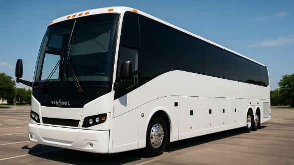 Exterior of Charter Bus Company Baton Rouge's 40 Passenger Party Bus in Baton Rouge