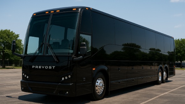 Exterior of Charter Bus Company Beaumont's 40 Passenger Party Bus in Beaumont