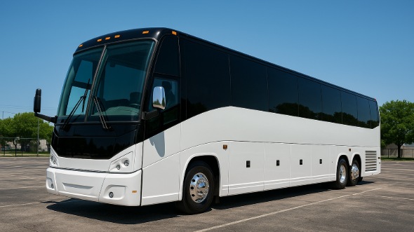 Exterior of Charter Bus Company Kenner's 40 Passenger Party Bus in Kenner
