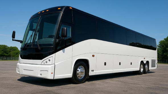 Exterior of Charter Bus Company Lafayette's 40 Passenger Party Bus in Lafayette