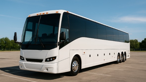 Exterior of Charter Bus Company New Orleans's 46 Passenger Charter Bus in New Orleans