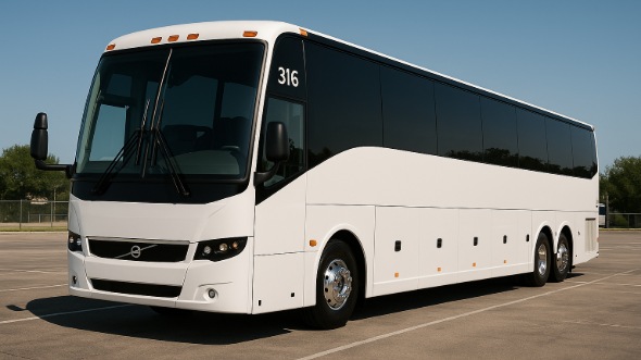 Exterior of Charter Bus Company Kenner's 50 Passenger Party Bus in Kenner